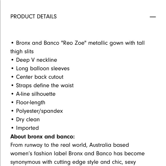 Bronx and Banco dress/gown - Picture 4 of 5